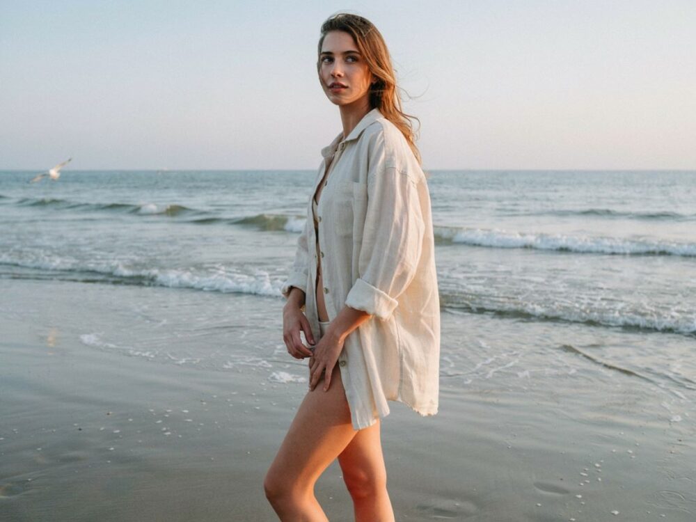 letnia koszula plażowa