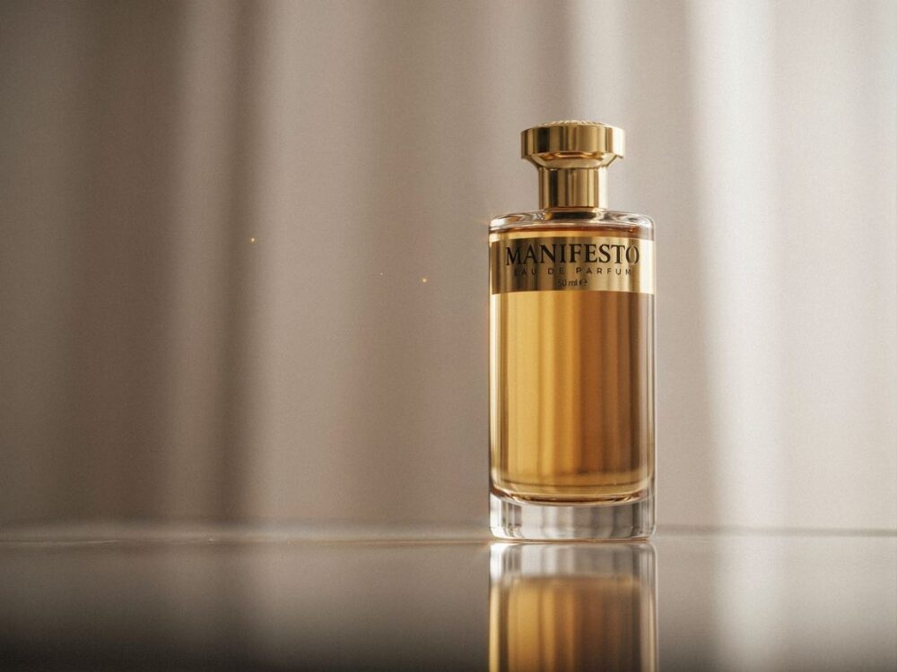 perfumy manifesto na stole