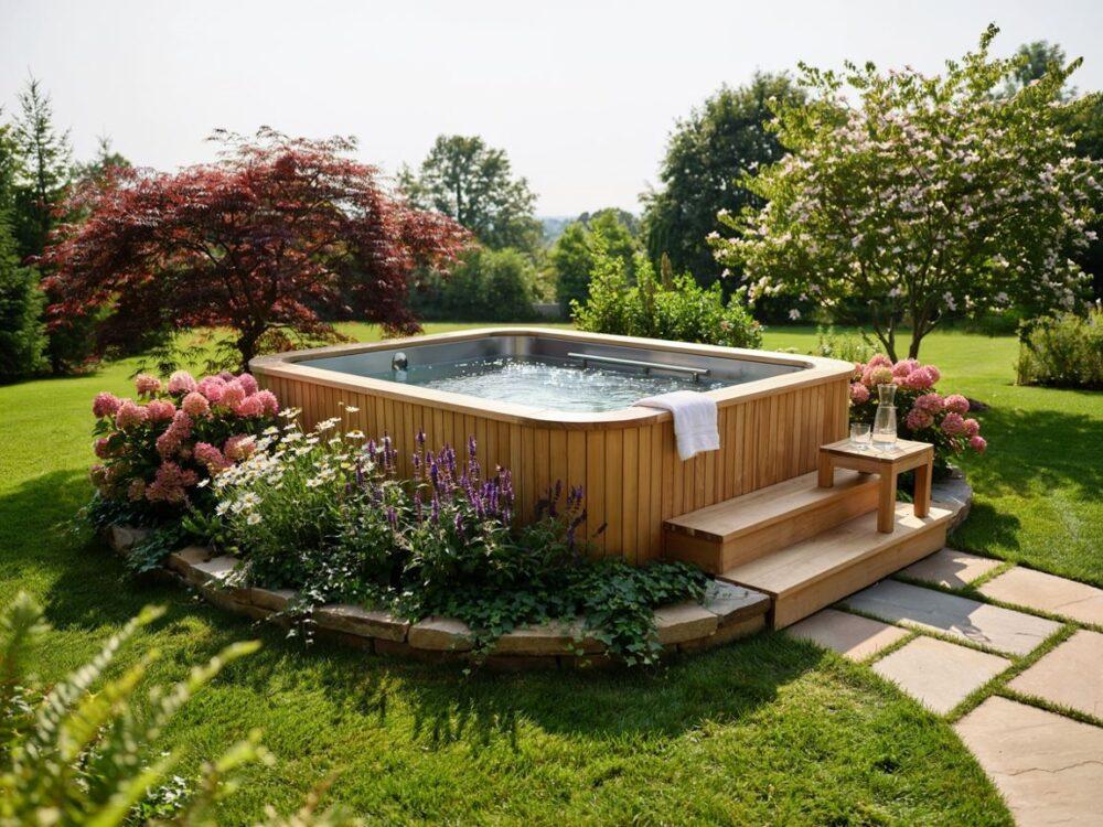 podłoże pod jacuzzi ogrodowe