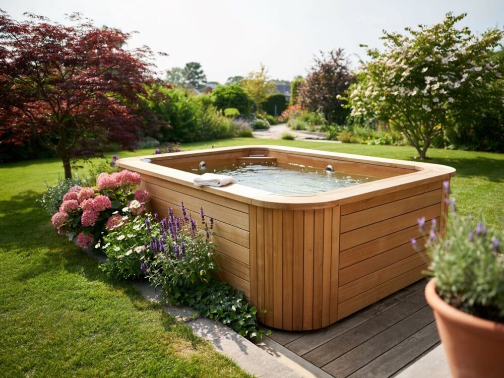 równy teren na jacuzzi